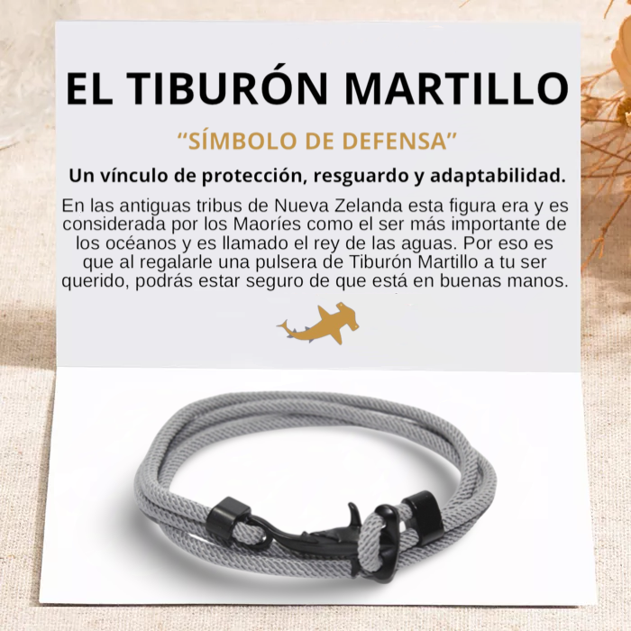 PULSERA TIBURÓN MARTILLO "METAL MACHINE"