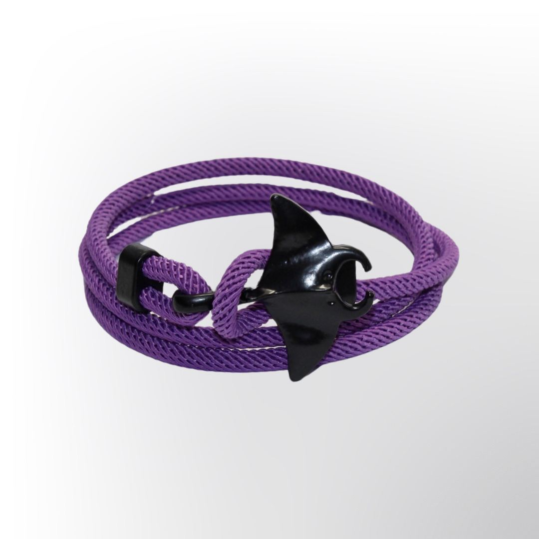 PULSERA MANTARRAYA "VIOLET SKY"