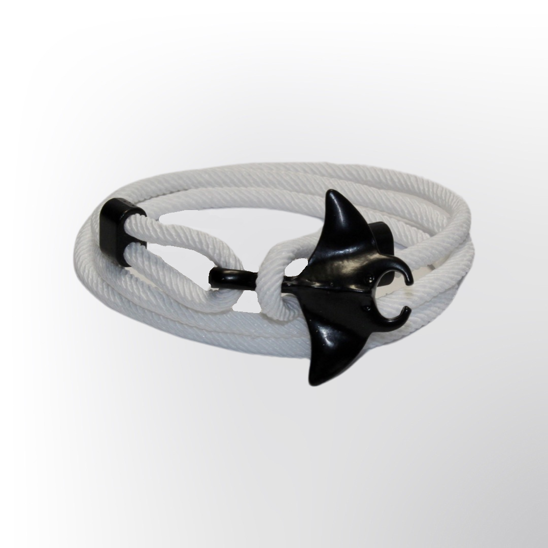 PULSERA MANTARRAYA "WHITE SALT"