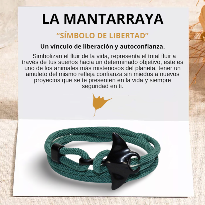 PULSERA MANTARRAYA "GREEN MINT"