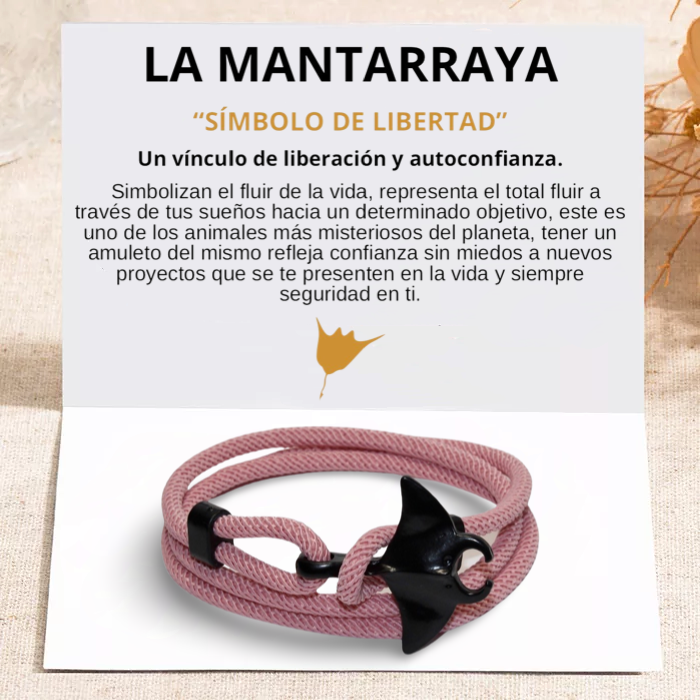 PULSERA MANTARRAYA "PINK DREAMS"