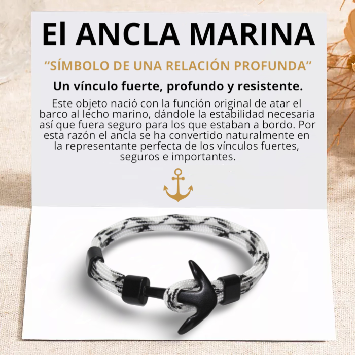 PULSERA ANCLA MARINA "VICTORY"