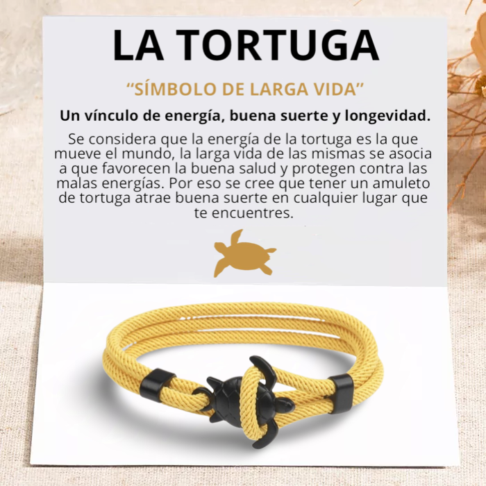 PULSERA TORTUGA "GOLDEN SUN"