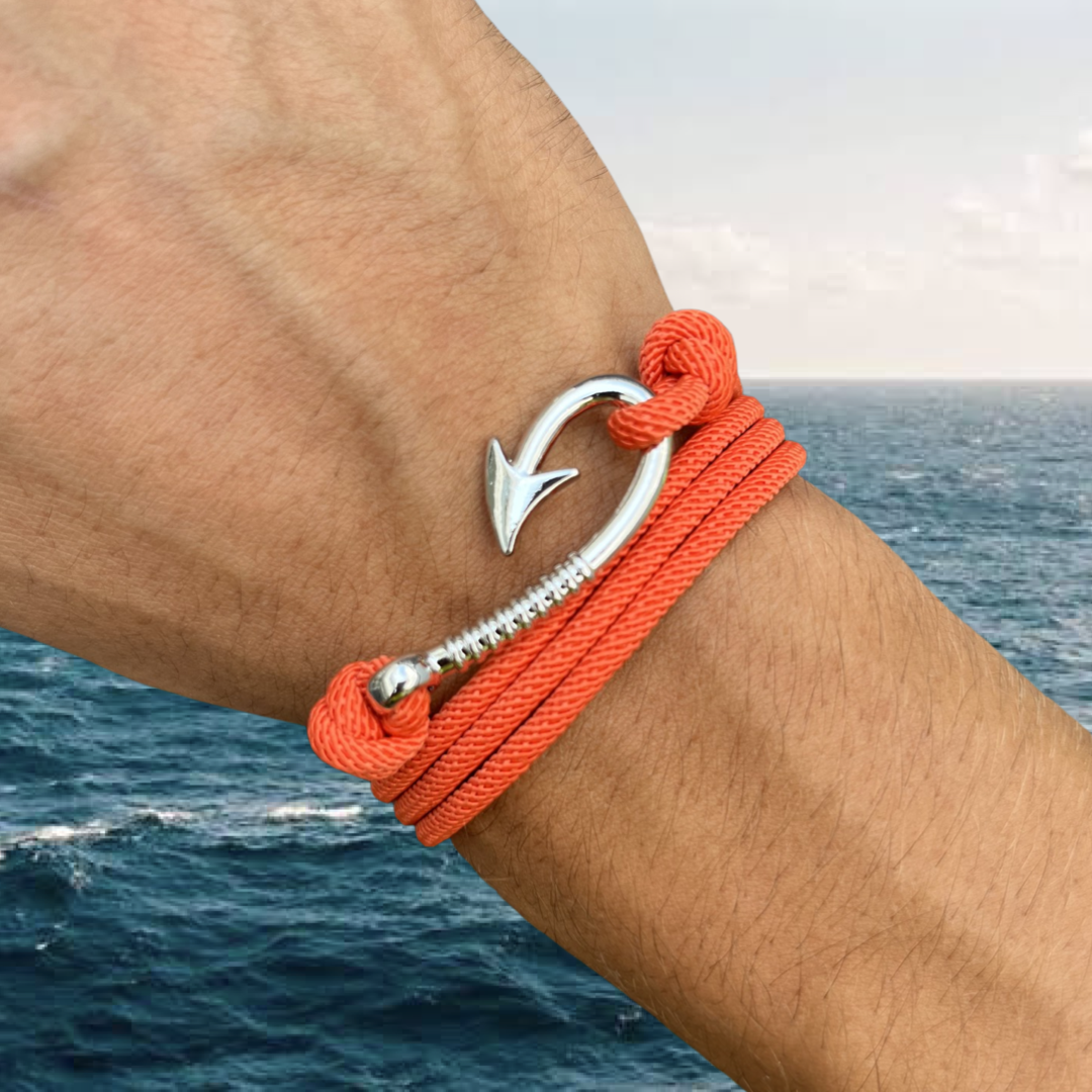 PULSERA GARFIO "ORANGE BRICK"