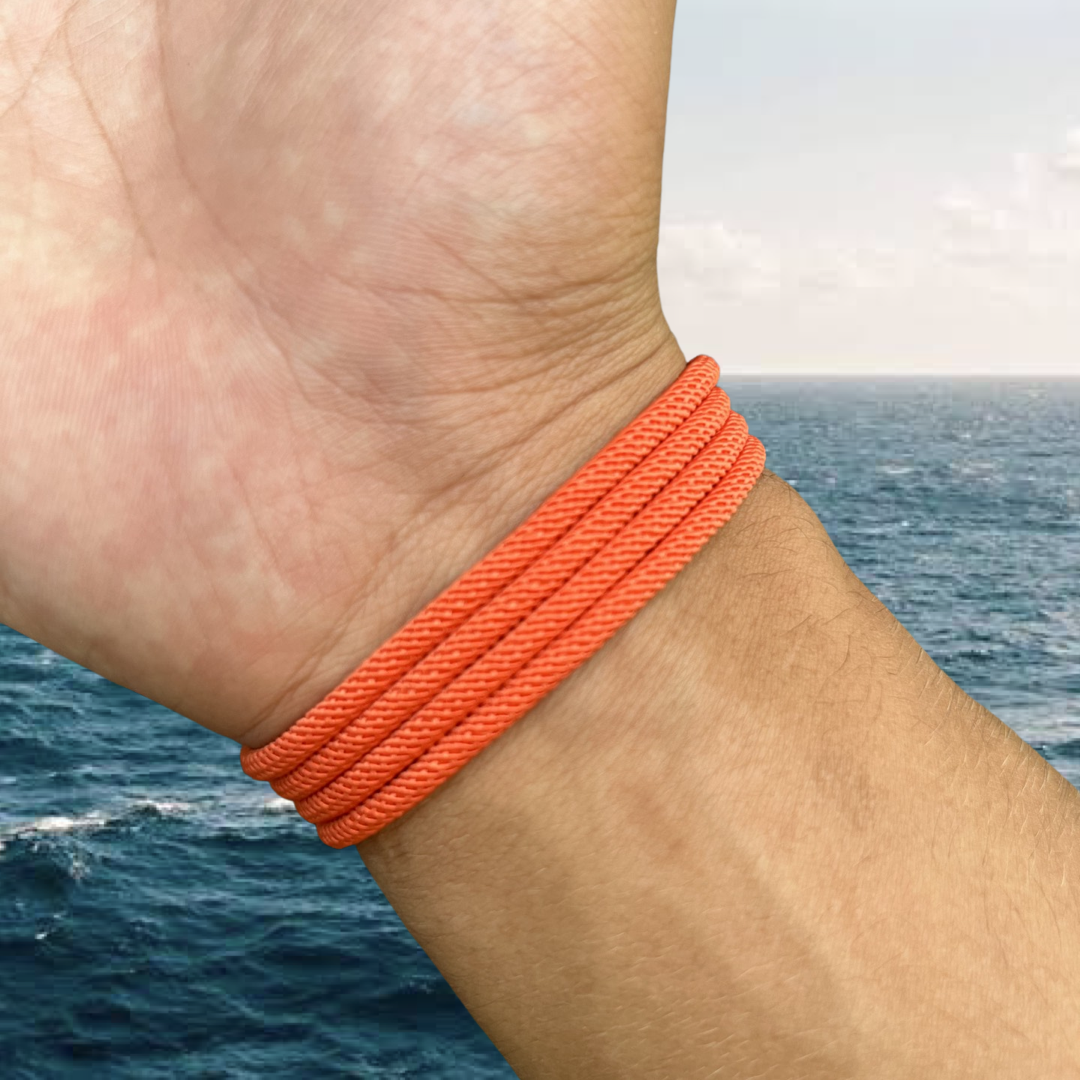 PULSERA GARFIO "ORANGE BRICK"