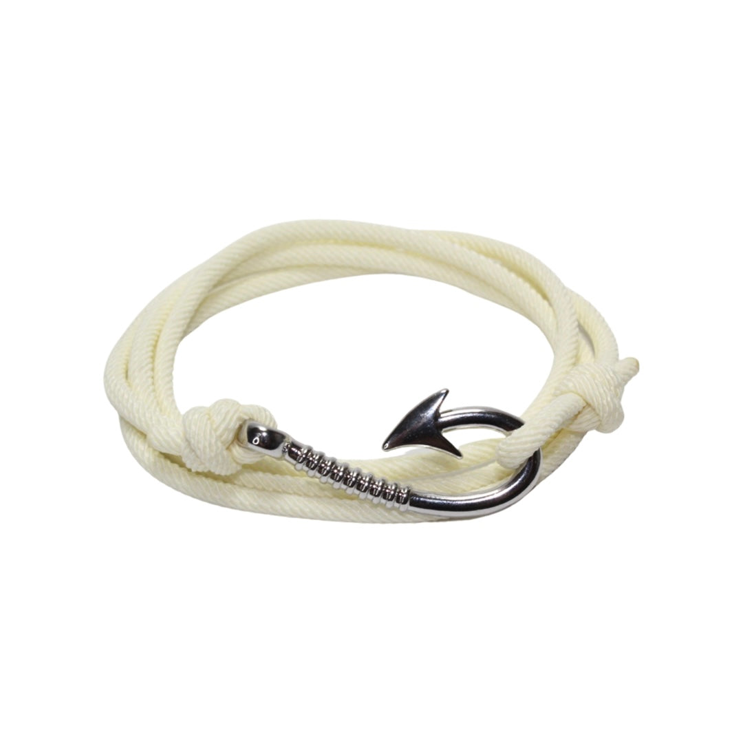 PULSERA GARFIO "WHITE CORAL"