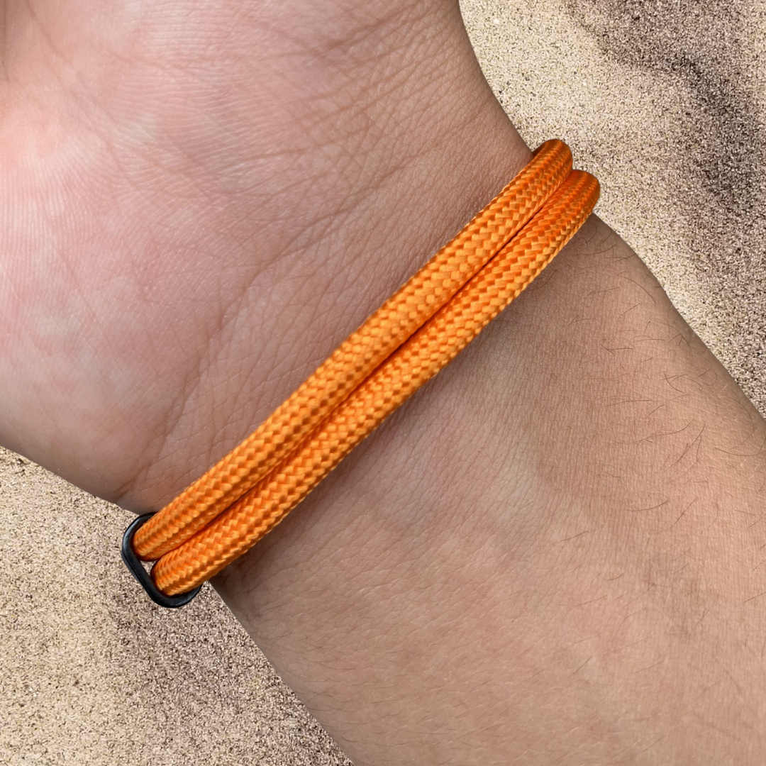 PULSERA ANCLA MARINA "ORANGE SUNSET"