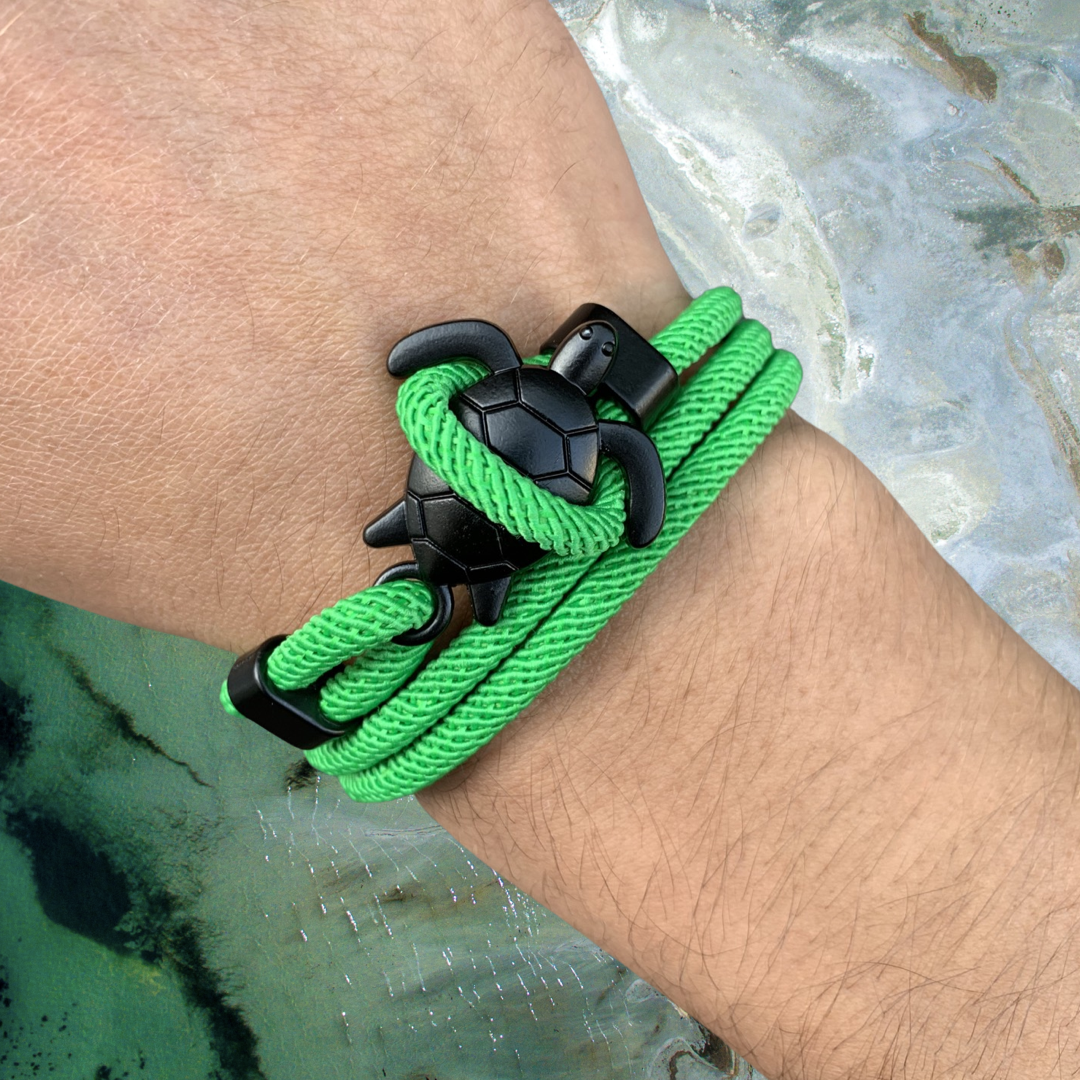 PULSERA TORTUGA "GREEN BAY"