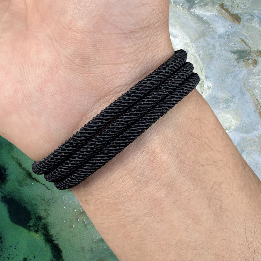 PULSERA TORTUGA "BLACK PEARL"