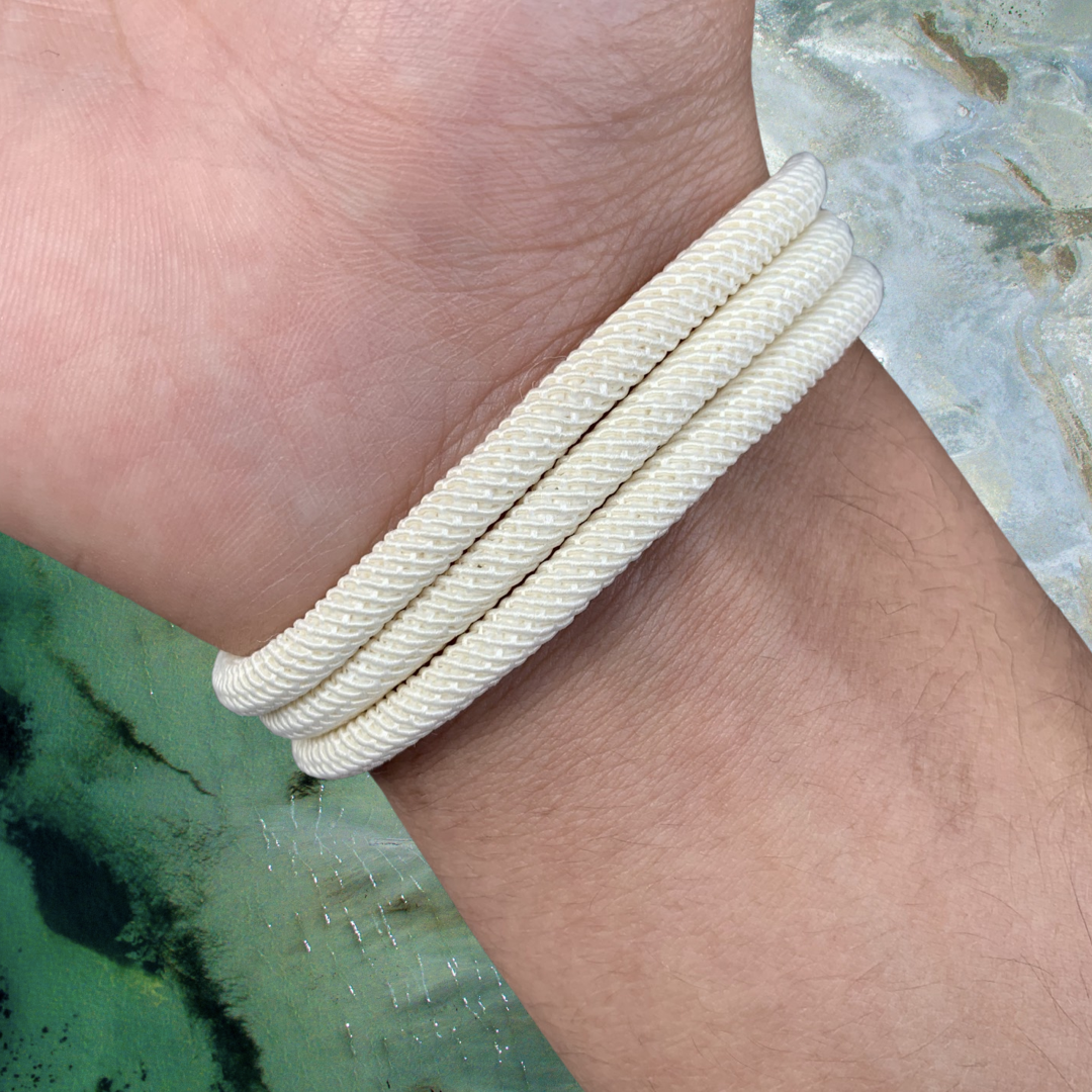 PULSERA TORTUGA "WHITE CORAL"