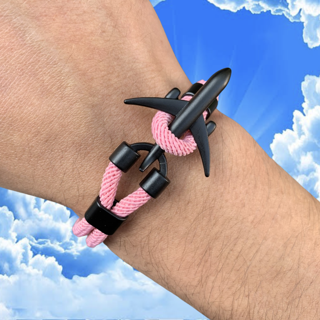 PULSERA AVIÓN "PINK DREAMS"
