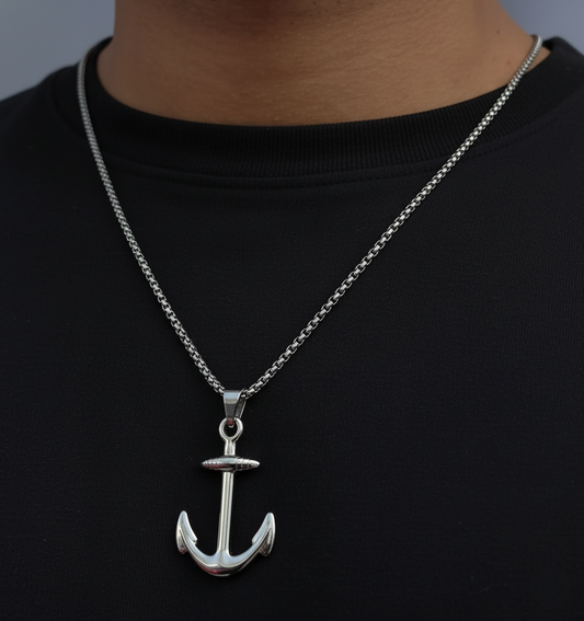 COLLAR DE ANCLA ORIGINAL (PLATA)