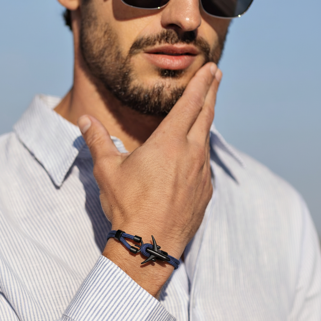 PULSERA AVIÓN "NAVY BLUE OCEAN"