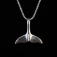 COLLAR DE COLA DE BALLENA(PLATA)