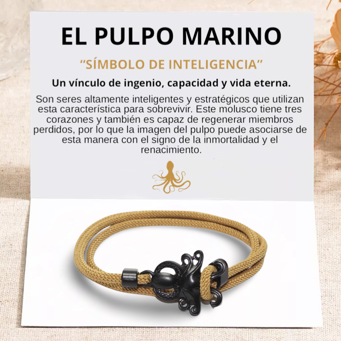 PULSERA PULPO "HONEY MUSTARD"