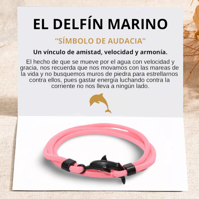 PULSERA DELFÍN "BUBBLE GUM"