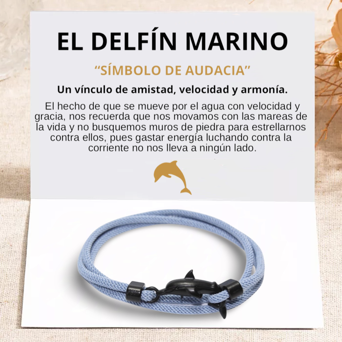 PULSERA DELFÍN "RIVER"