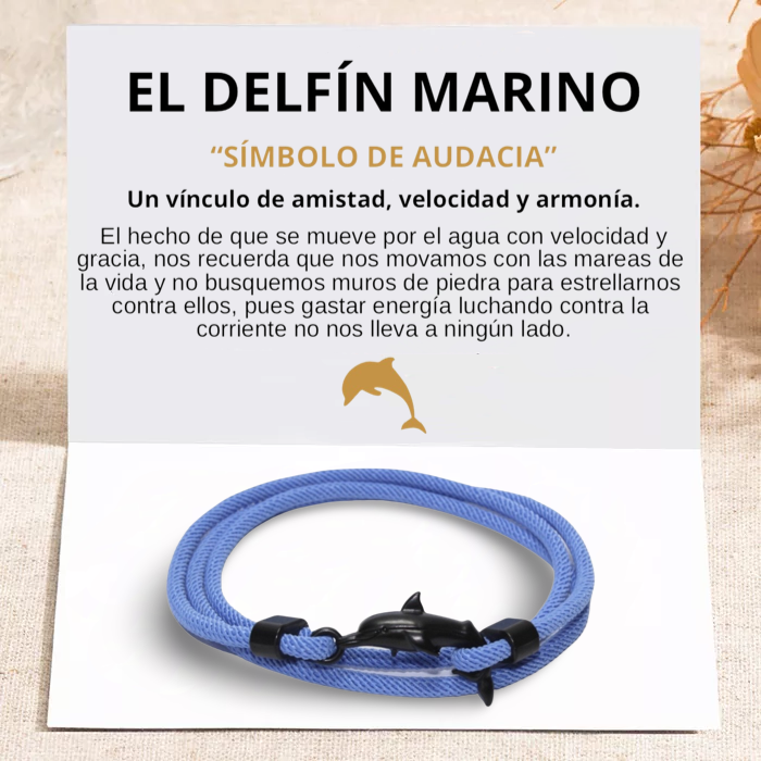 PULSERA DELFÍN "TOY BLUE"