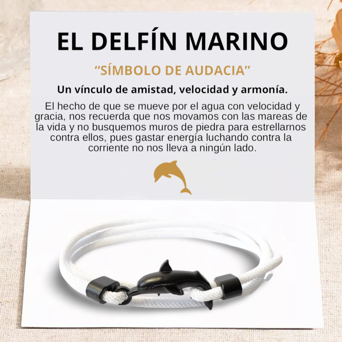 PULSERA DELFÍN "WHITE SALT"