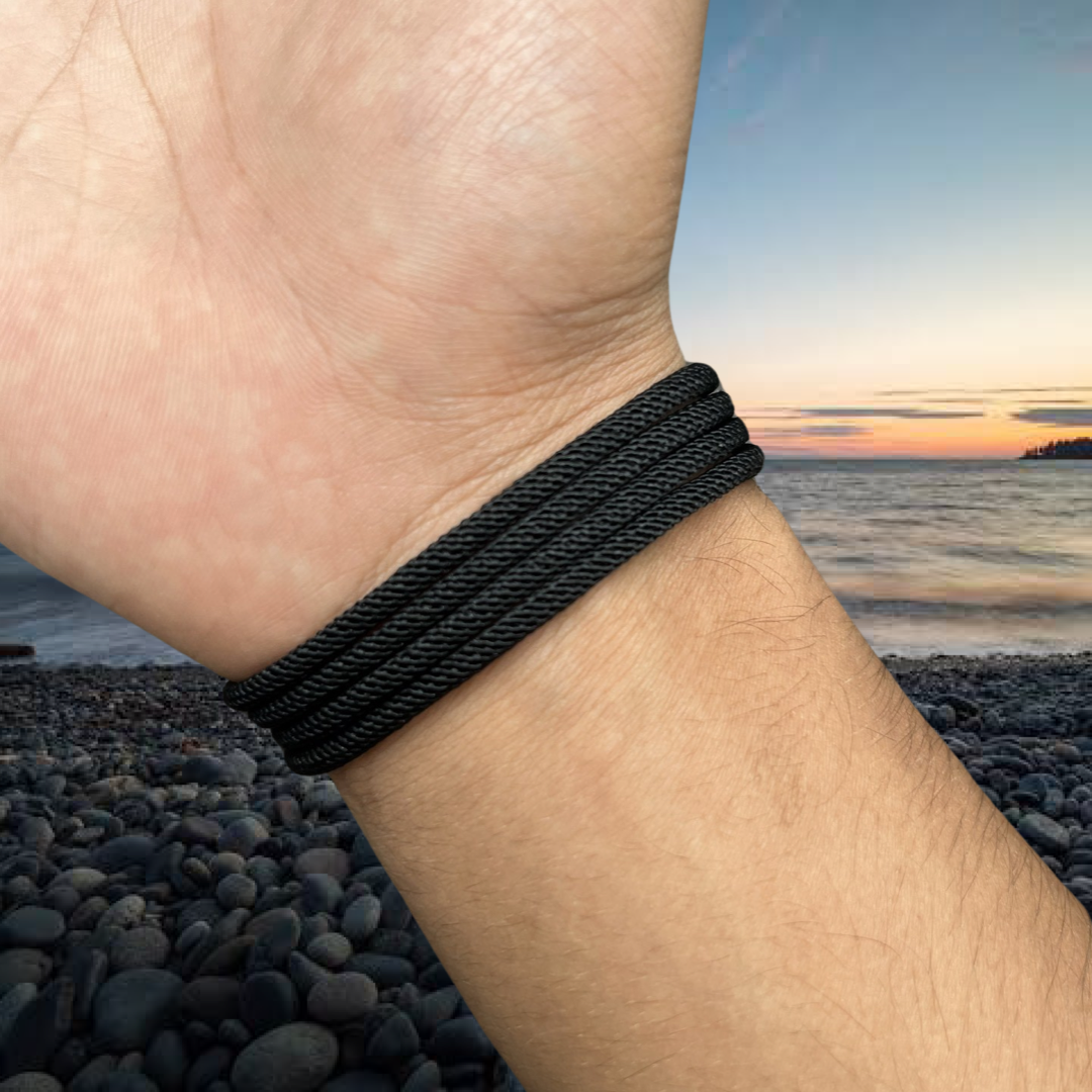PULSERA TIBURÓN "BLACK PEARL"