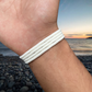 PULSERA TIBURÓN "WHITE CORAL"