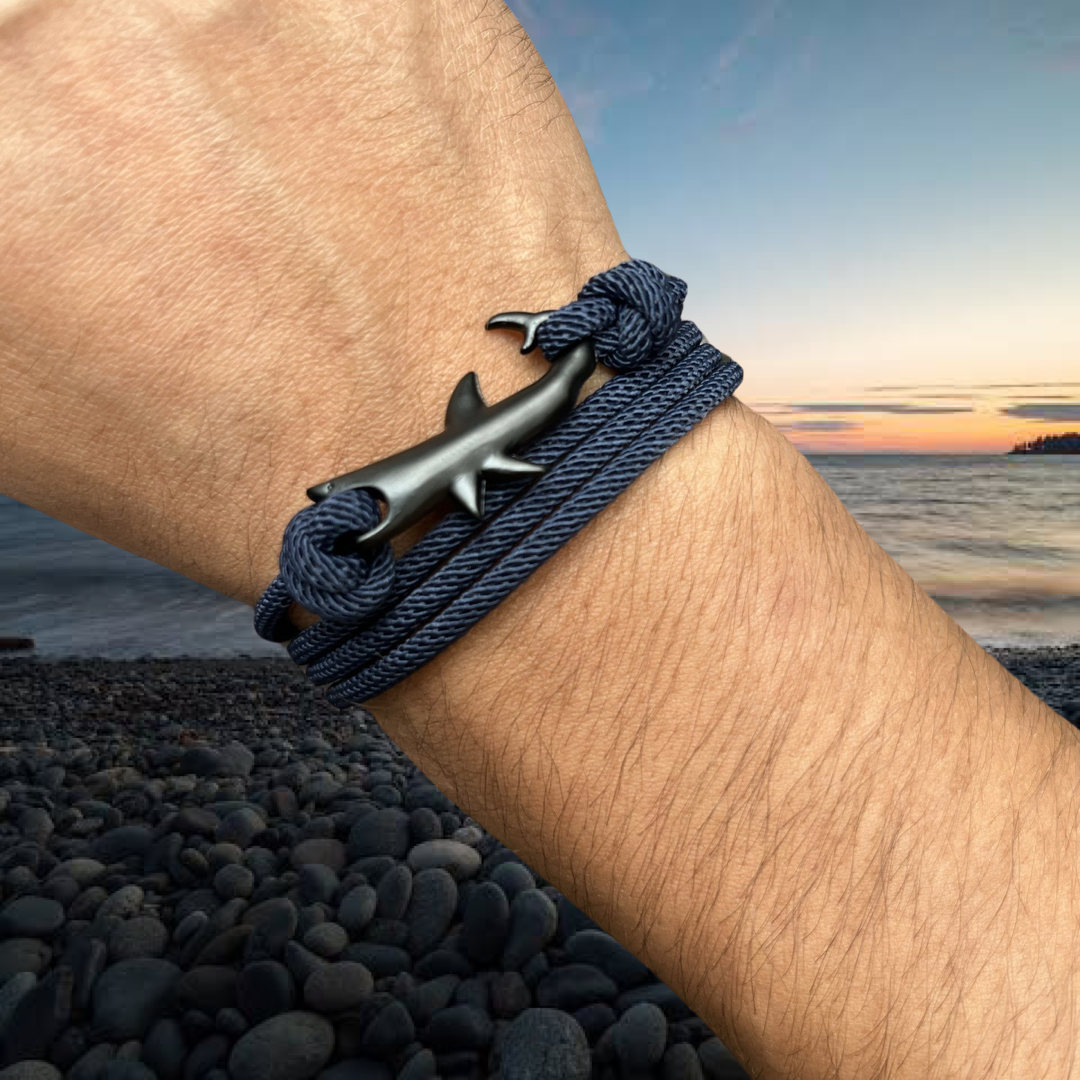 PULSERA TIBURÓN "NAVY BLUE OCEAN"