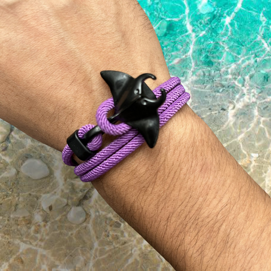 PULSERA MANTARRAYA "VIOLET SKY"
