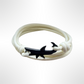 PULSERA TIBURÓN "WHITE CORAL"