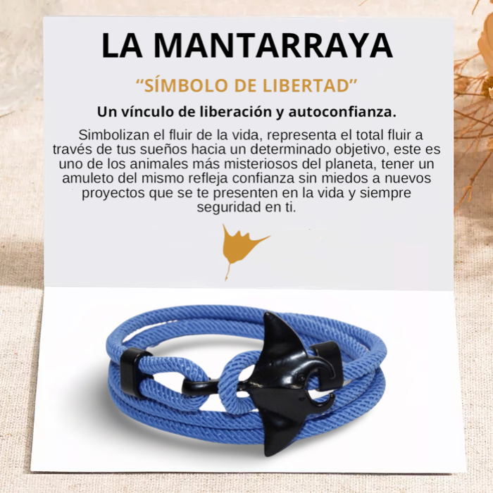 PULSERA MANTARRAYA "TOY BLUE"