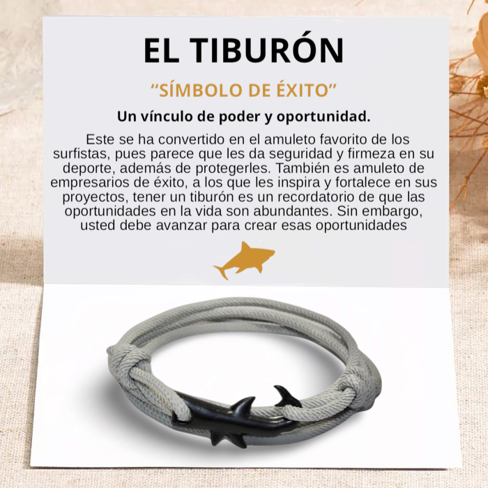 PULSERA TIBURÓN "GRAY CHILL"