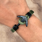 PULSERA ANCLA MARINA "GREEN SEAWEED"