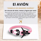 PULSERA AVIÓN "PINK DREAMS"