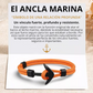 PULSERA ANCLA MARINA "ORANGE SUNSET"