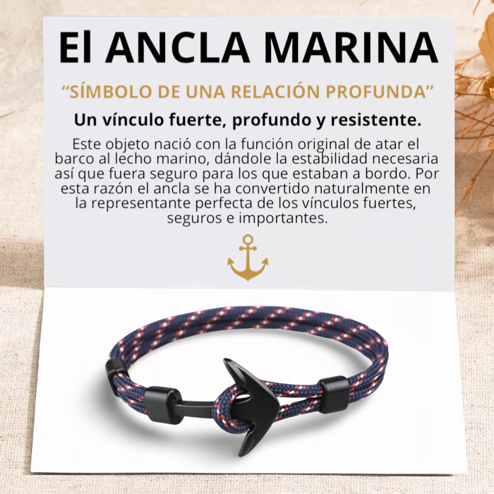 PULSERA ANCLA MARINA "LEGACY"