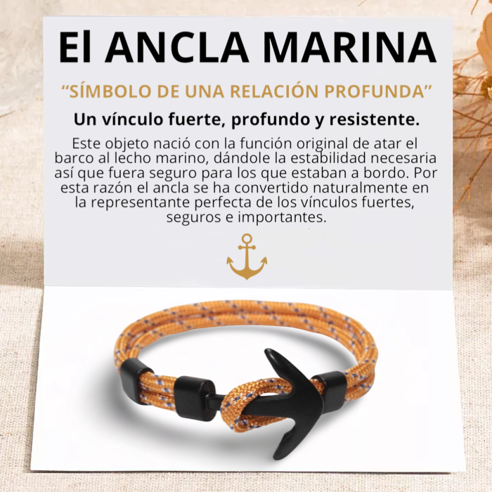 PULSERA ANCLA MARINA "DAKAR"