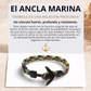 PULSERA ANCLA MARINA "RASTA"