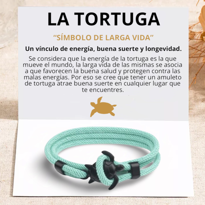 PULSERA TORTUGA "TURQUOISE"