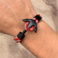 PULSERA ANCLA MARINA "RED PIRANHA"