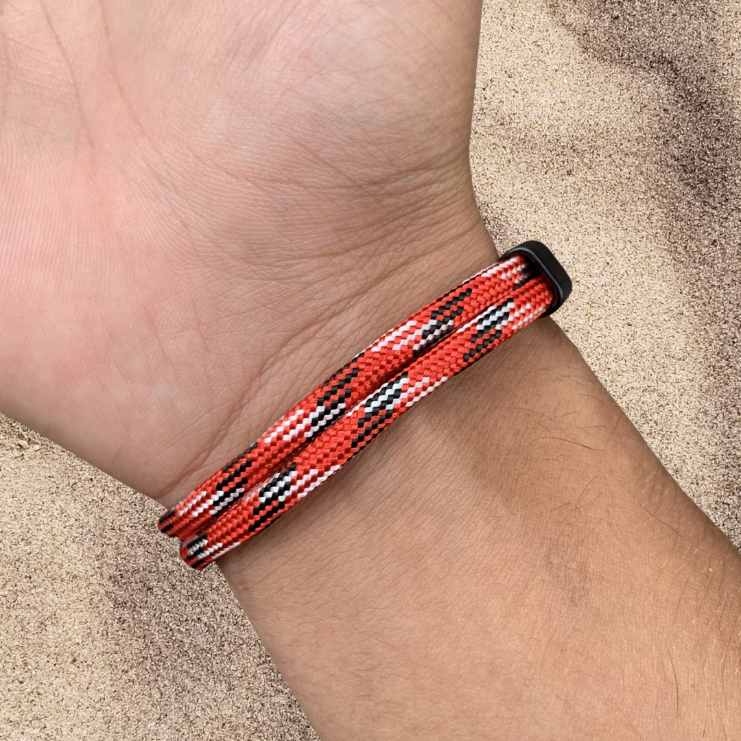 PULSERA ANCLA MARINA "RED PIRANHA"