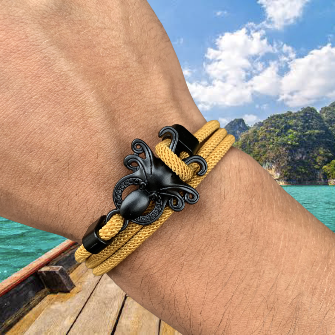 PULSERA PULPO "HONEY MUSTARD"