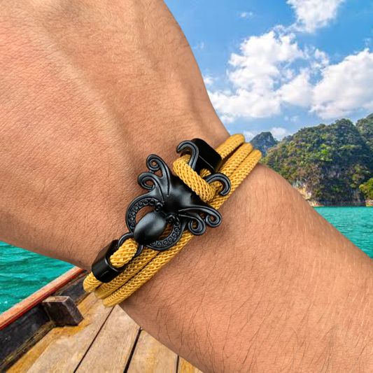 PULSERA PULPO "HONEY MUSTARD"