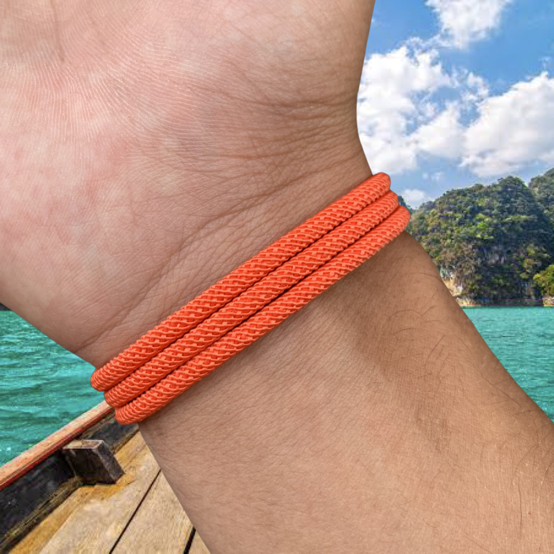 PULSERA PULPO "ORANGE BRICK"