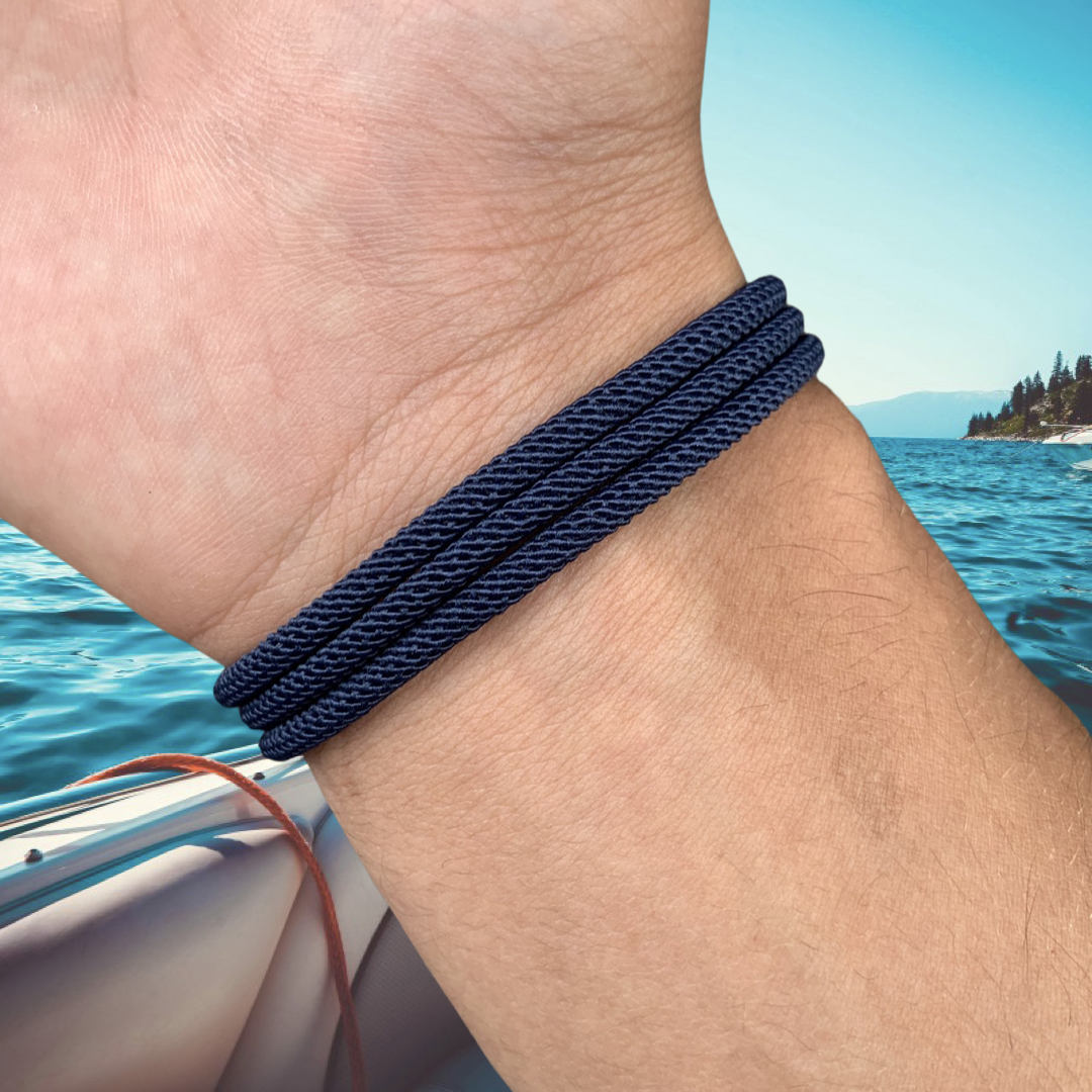 PULSERA TIBURÓN MARTILLO "NAVY BLUE OCEAN"