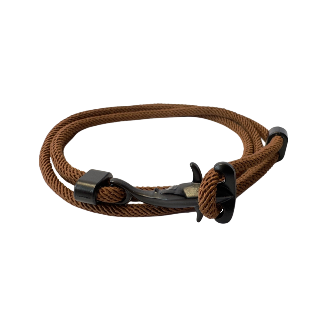 PULSERA TIBURÓN MARTILLO "CHOCOLATE BROWNIE"