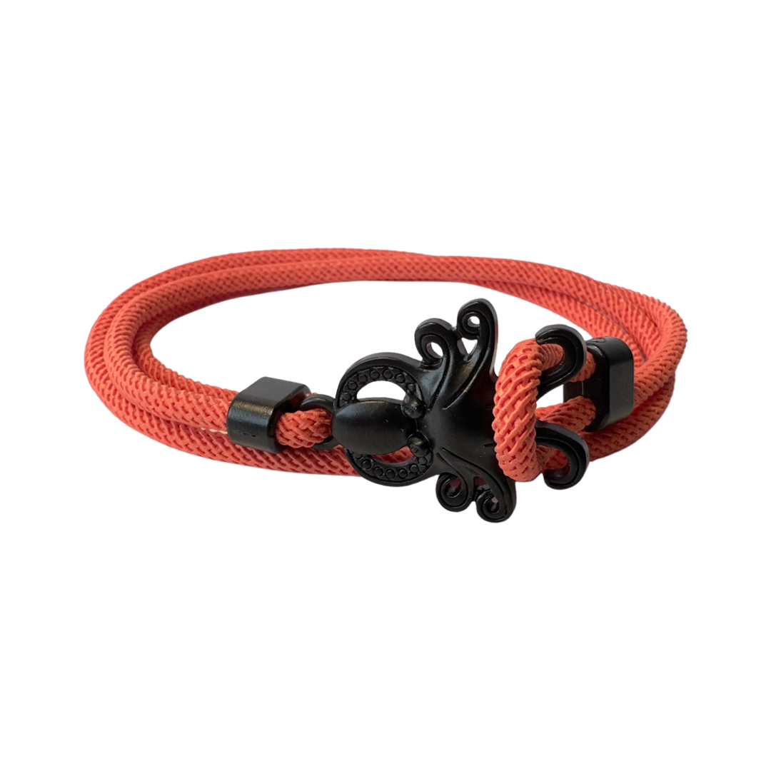 PULSERA PULPO "ORANGE BRICK"