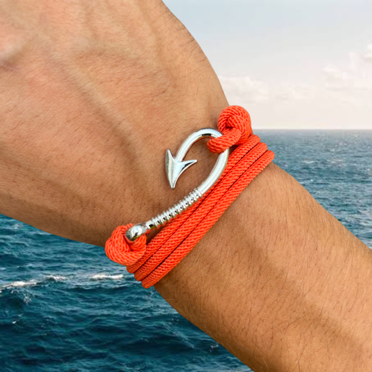 PULSERA GARFIO "ORANGE BRICK"