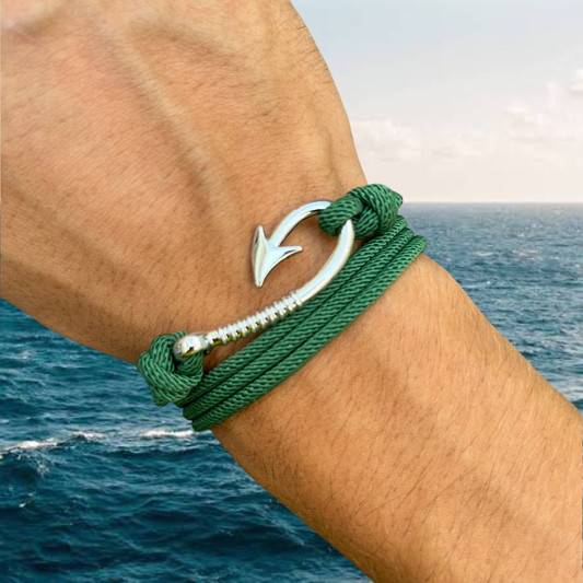 PULSERA GARFIO "PALM GREEN"