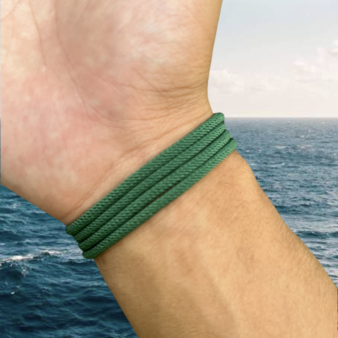 PULSERA GARFIO "PALM GREEN"