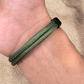 PULSERA ANCLA MARINA "GREEN SEAWEED"