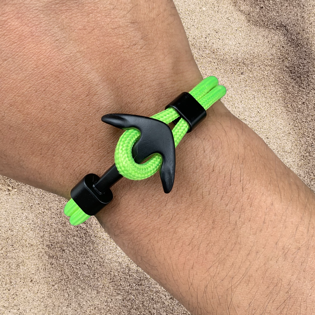 PULSERA ANCLA MARINA "LEMON LIME"